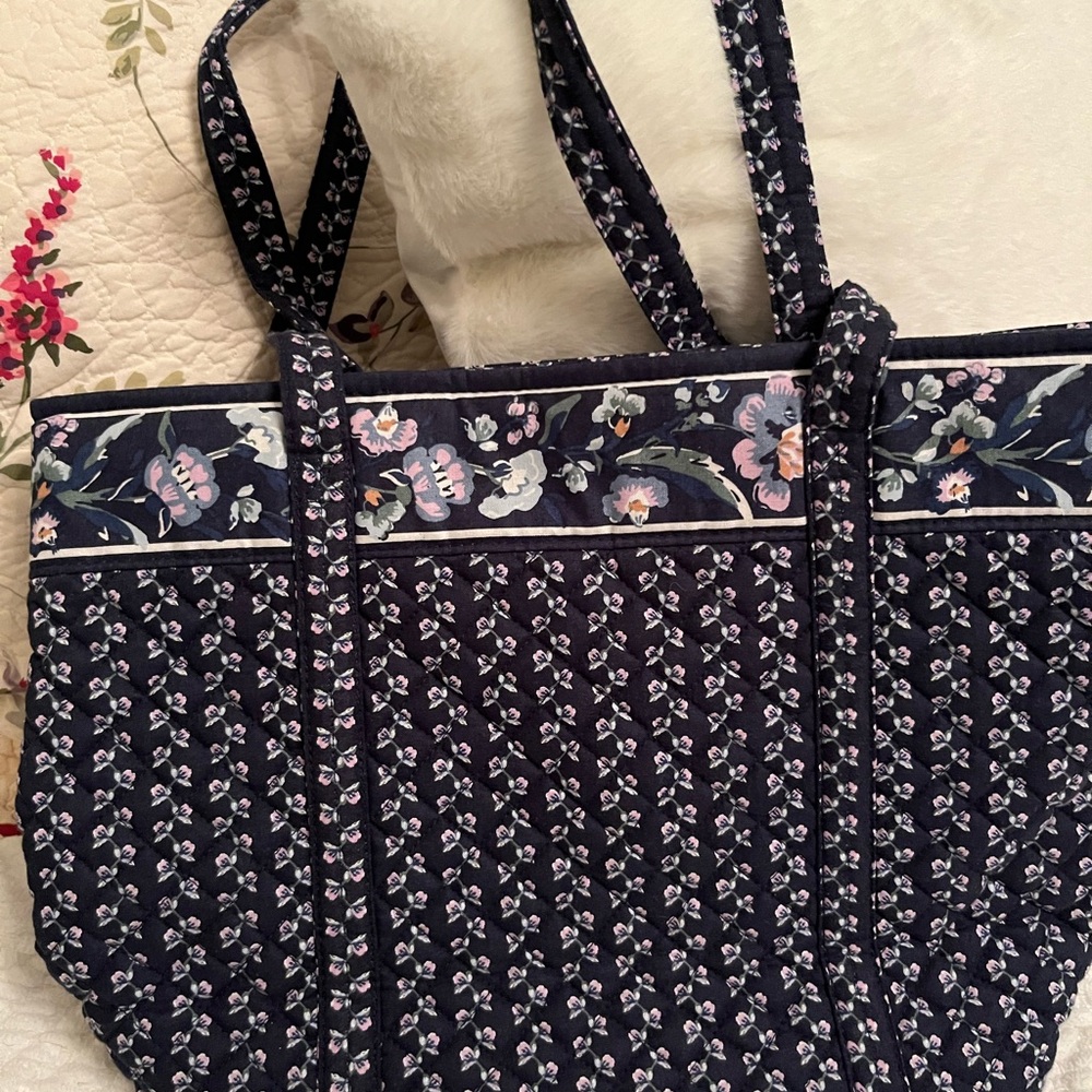 Vera Bradley Shoulder Tote - Perennial Buds